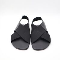 Ahinsa Shoes Damen Sandale Suna Black 39