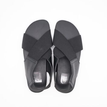 Ahinsa Shoes Damen Sandale Suna Black 41