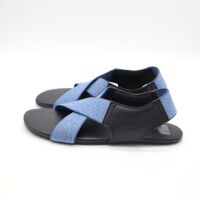 Ahinsa Shoes Damen Sandale Suna Denim 40