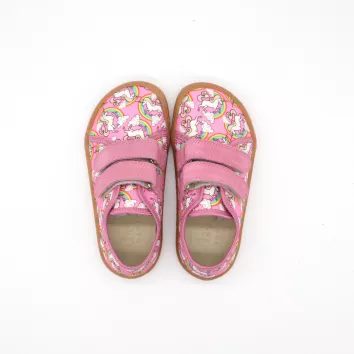 Froddo Barfußschuhe Textil White/Pink