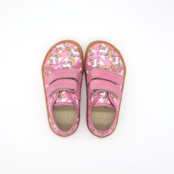 Froddo Barfußschuhe Textil White/Pink 22