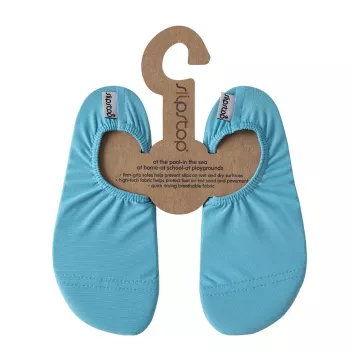 Slipstop Badeschuhe Neon Blue Junior