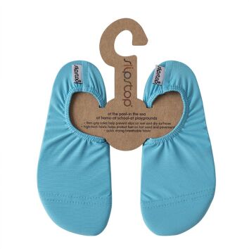 Slipstop Badeschuhe Neon Blue Junior XL