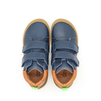 Develab Barfußschuhe Firststep Sneaker Navy Nappa 27