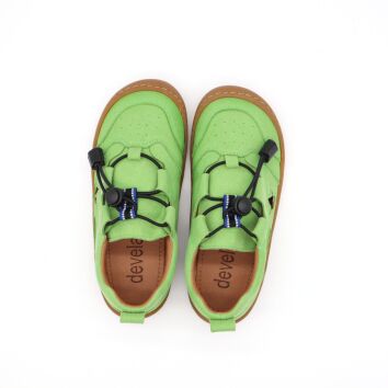 Develab Barfußschuhe Low Cut Green Suede 30