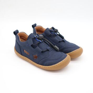 Develab Barfußschuhe Low Cut Navy Suede 26