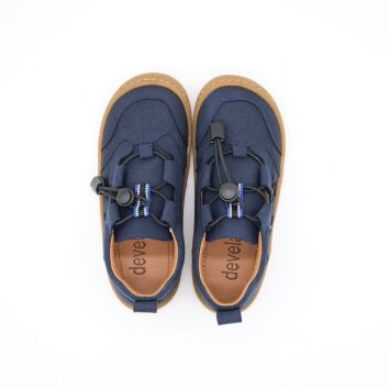 Develab Barfußschuhe Low Cut Navy Suede 26