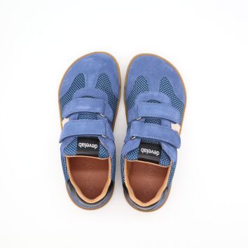 Develab Barfußschuhe Sport Sneaker Blue Combi 34