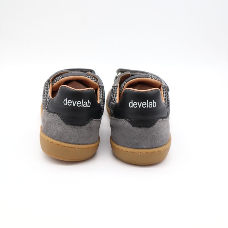 Develab Barfußschuhe Sport Sneaker Grey Combi 29