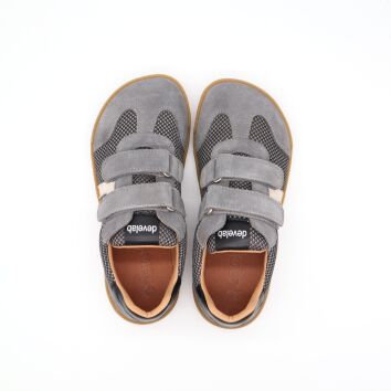 Develab Barfußschuhe Sport Sneaker Grey Combi 34