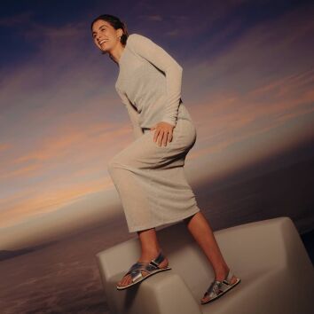 GROUNDIES Sandale Verona Women Silver 36