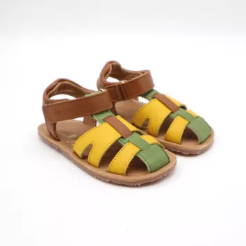 bLIFESTYLE Sandale BELLIANA nappa haselnuss
