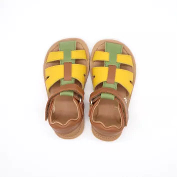 bLIFESTYLE Sandale BELLIANA nappa haselnuss