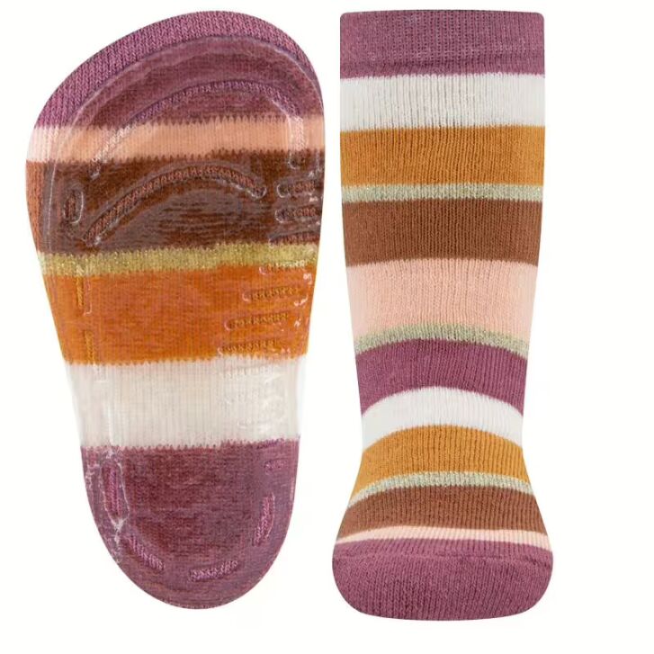 EWERS Stoppersocken SoftStep Ringel Dusty Rose 29-30