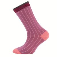 EWERS Socken 3er Pack Rippe Ringel pfirsich 39-42