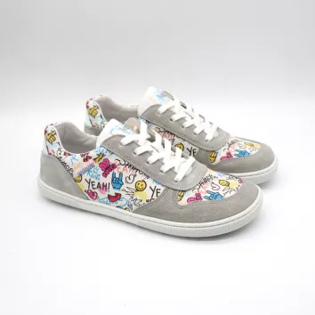 KOEL Barefoot Sneaker FRANCIE PRINT White