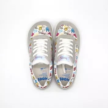 KOEL Barefoot Sneaker FRANCIE PRINT White