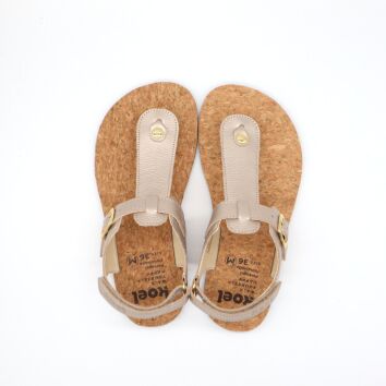 KOEL Barfußsandale AURELIA NAPA Champagne 41