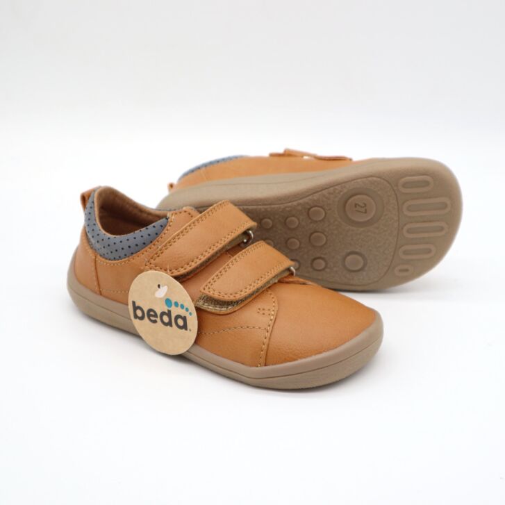 BEDA PLAYFUL Barfußschuhe Camel 24
