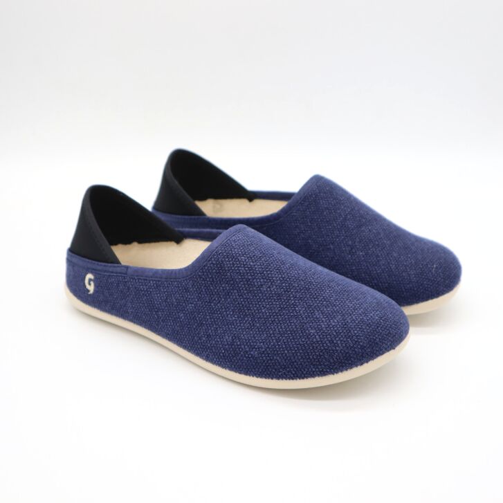 Gottstein Linen Slip-On Ink Blue 40