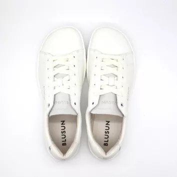 BLUSUN Herren Sneaker 100M White