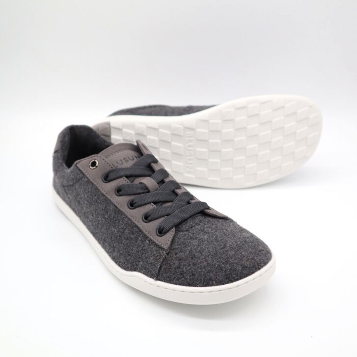 BLUSUN Herren Sneaker Wool 102M Grey 40