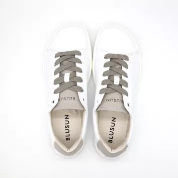 BLUSUN Herren Sneaker 101M White (V)