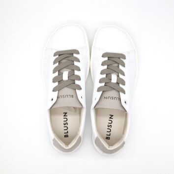 BLUSUN Herren Sneaker 101M White (V) 46
