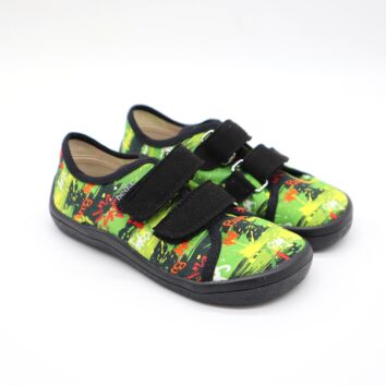 BEDA PLAYFUL Barfußschuhe Textil Graffiti 32