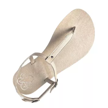 Lonnies LUX Sandale Ivory Pearl (V)