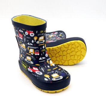 KOEL Gummistiefel Wellie Trator V2 Print Blue 28