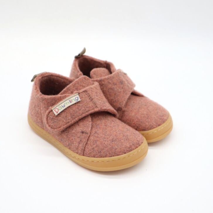Däumling Barfußschuhe Sentido Wool Altrosa 25