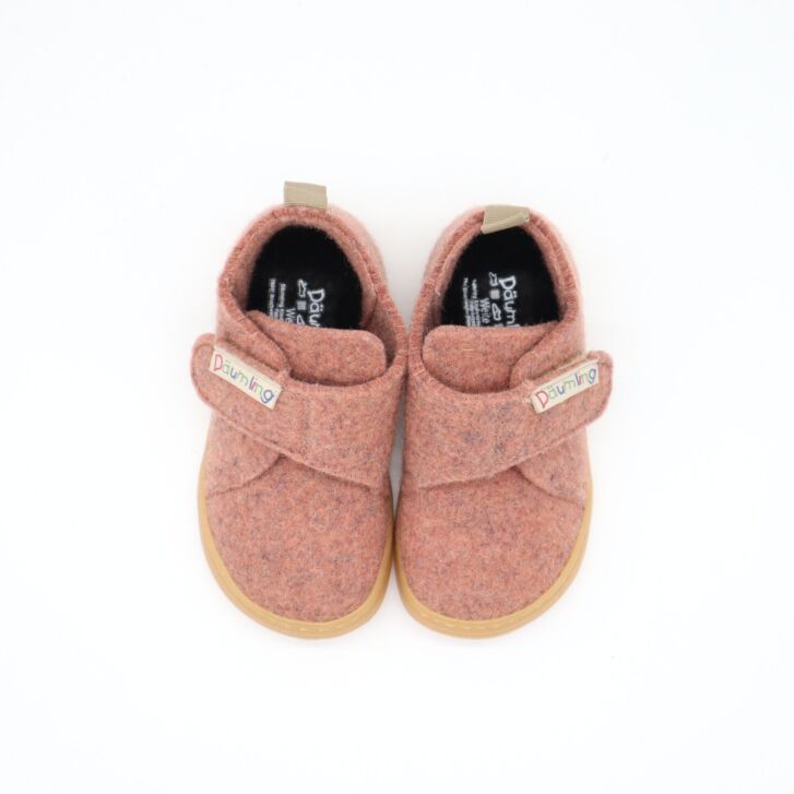 Däumling Barfußschuhe Sentido Wool Altrosa 25