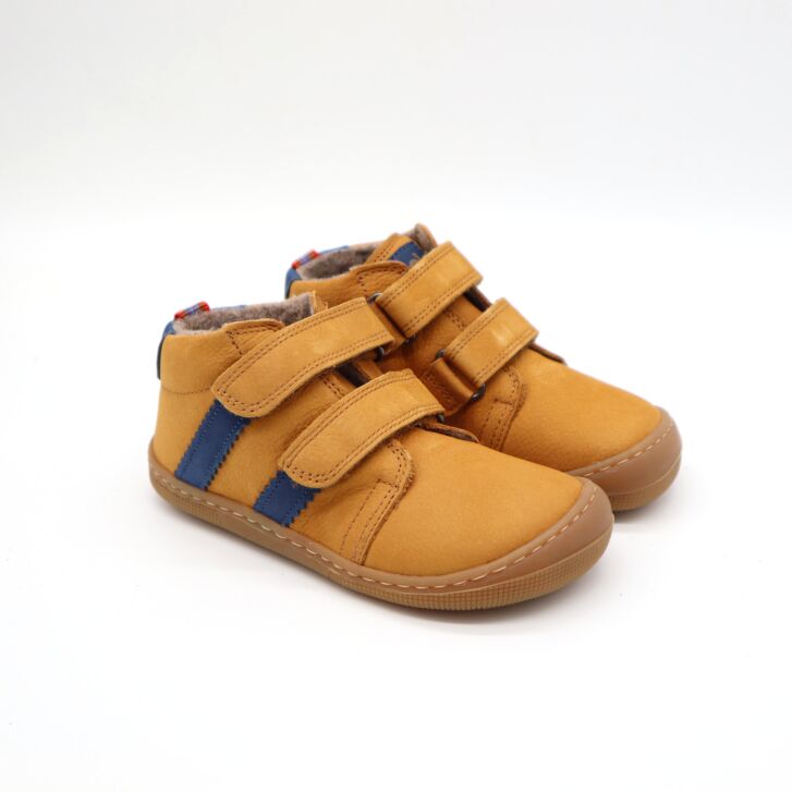 KOEL Barfußschuhe DAVID HYDRO FELT Cognac 26
