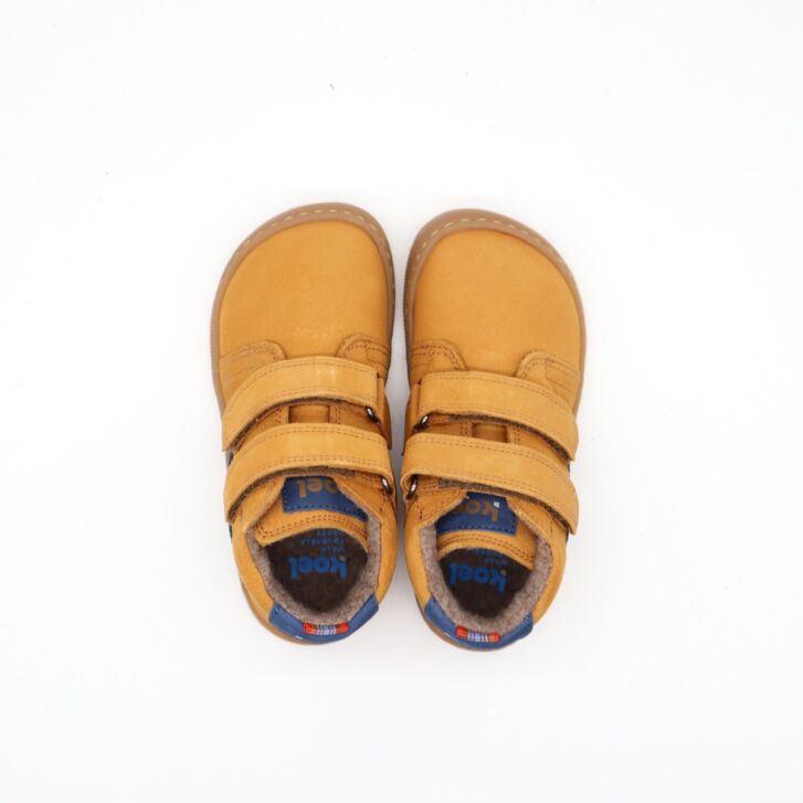 KOEL Barfußschuhe DAVID HYDRO FELT Cognac 26