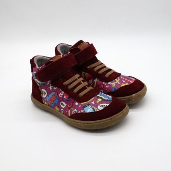KOEL Barfußschuhe DEVIN TEX PRINT Bordo 28