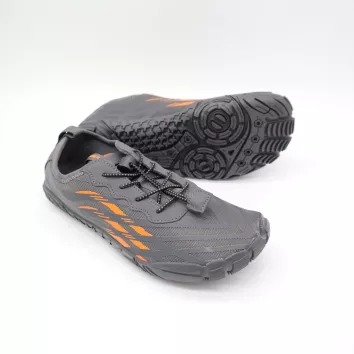 Lackner Skin Pro Barfußschuh grau-orange