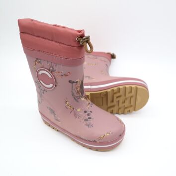 Mikk-Line Winter Wellies Lace Rose Brown 26