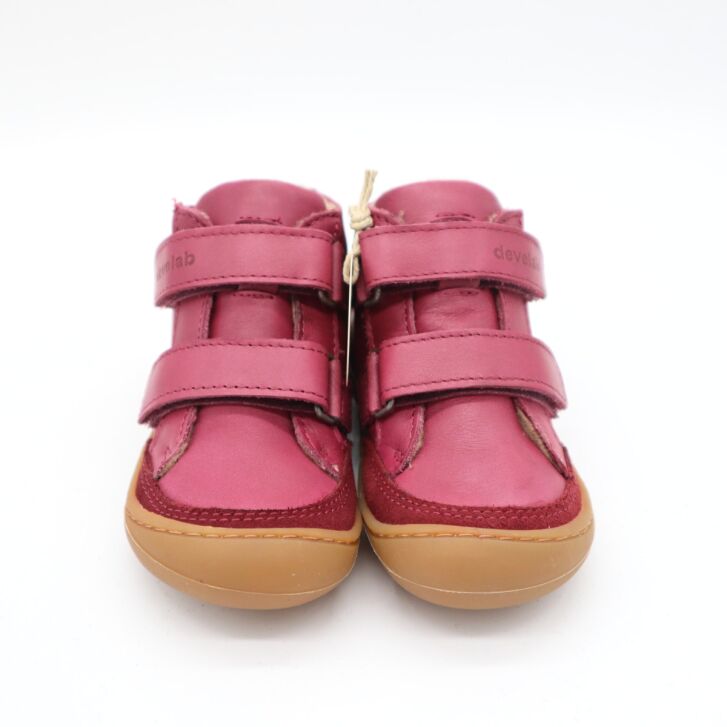 Develab BF Soft Sneaker 2Velcro Tex Burgundy 24