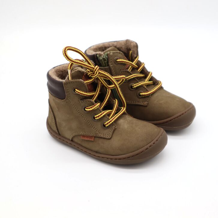 Develab BF Soft Shoe Laces Tex Kaki Nubuck 26