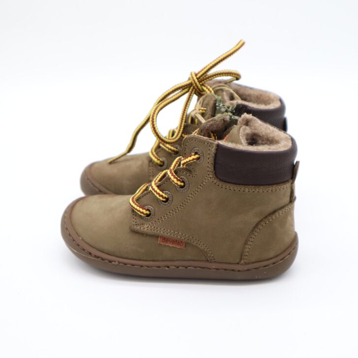 Develab BF Soft Shoe Laces Tex Kaki Nubuck 26