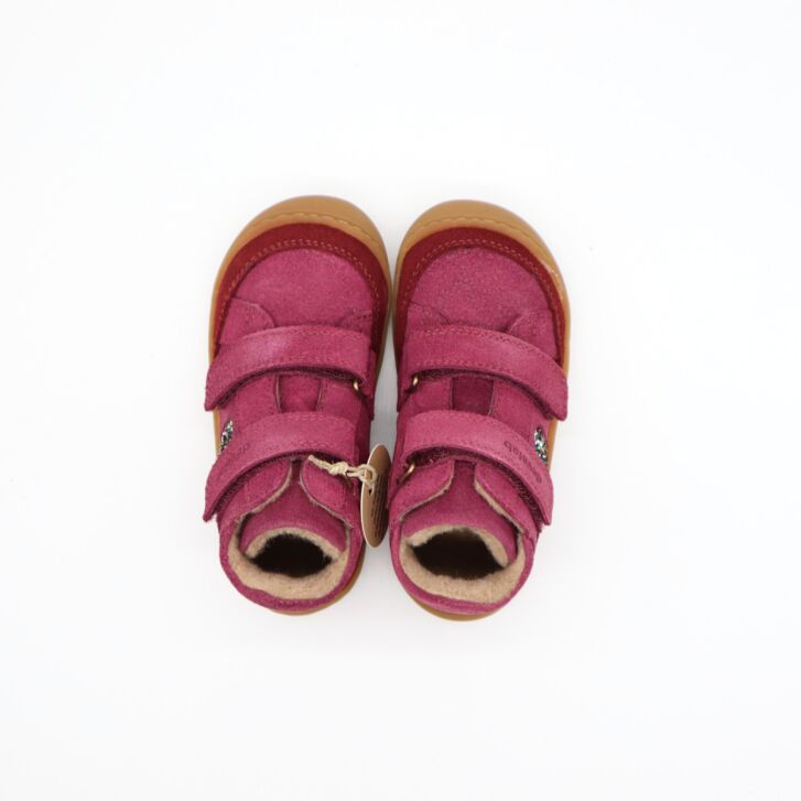 Develab BF Soft Shoe 2Velcro Tex Burgundy 30