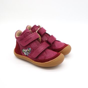 Develab BF Soft Shoe 2Velcro Tex Burgundy 30