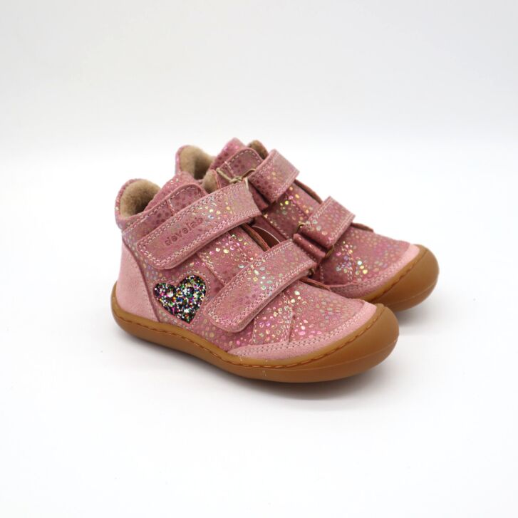 Develab BF Soft Shoe 2Velcro Tex Old Pink 27
