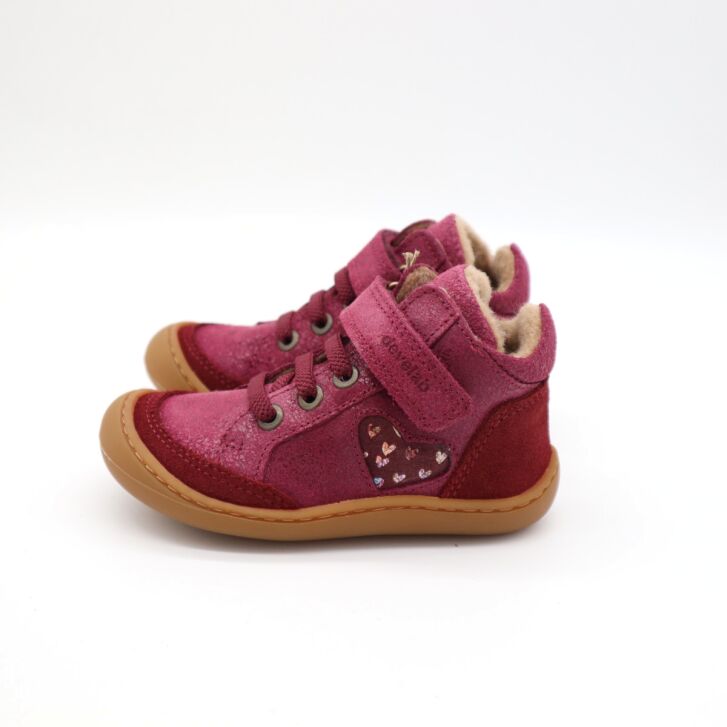 Develab BF Soft Shoe Lace+Velcro Tex Burgundy 26
