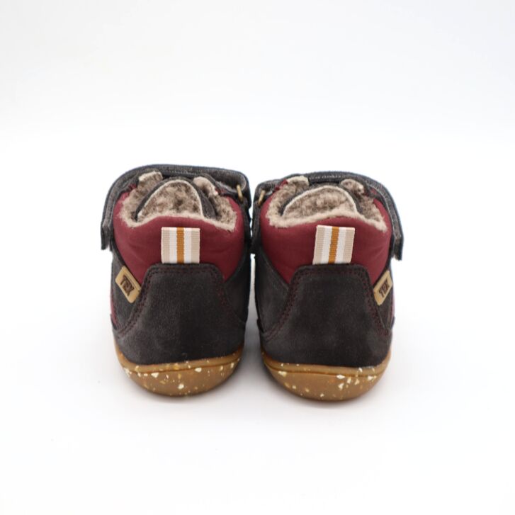 Develab BF Sneaker Lcs+Velcro Tex Burgundy 24