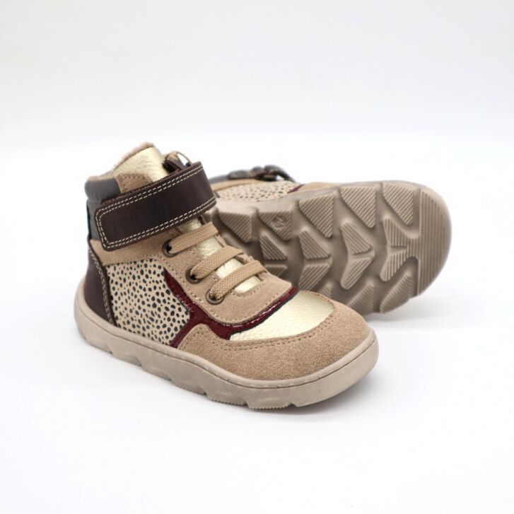 Develab BF Sneaker Lcs+Velcro Tex Taupe 25