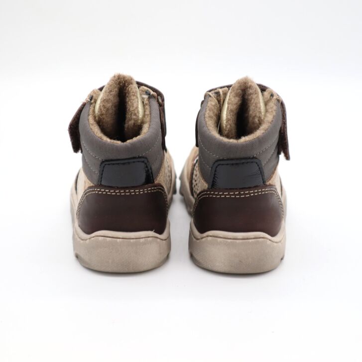 Develab BF Sneaker Lcs+Velcro Tex Taupe 25