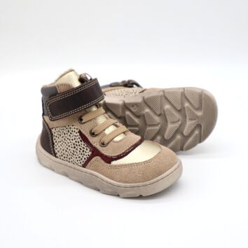 Develab BF Sneaker Lcs+Velcro Tex Taupe 34
