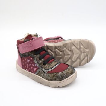 Develab BF Sneaker Lcs+Velcro Tex Old Pink 34